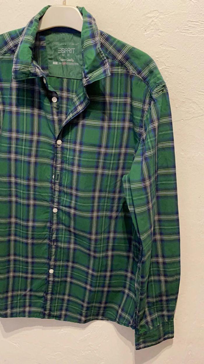 Chemise à carreaux vert XL - photo numéro 2