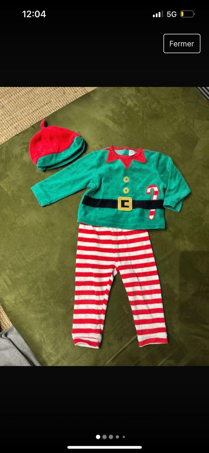 Ensemble pyjama bébé lutin Tex - photo numéro 1