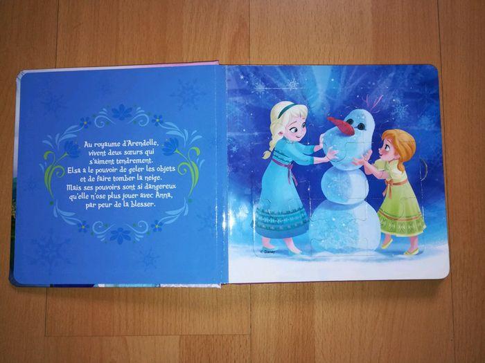 Livre puzzle Disney reine des neiges - photo numéro 3