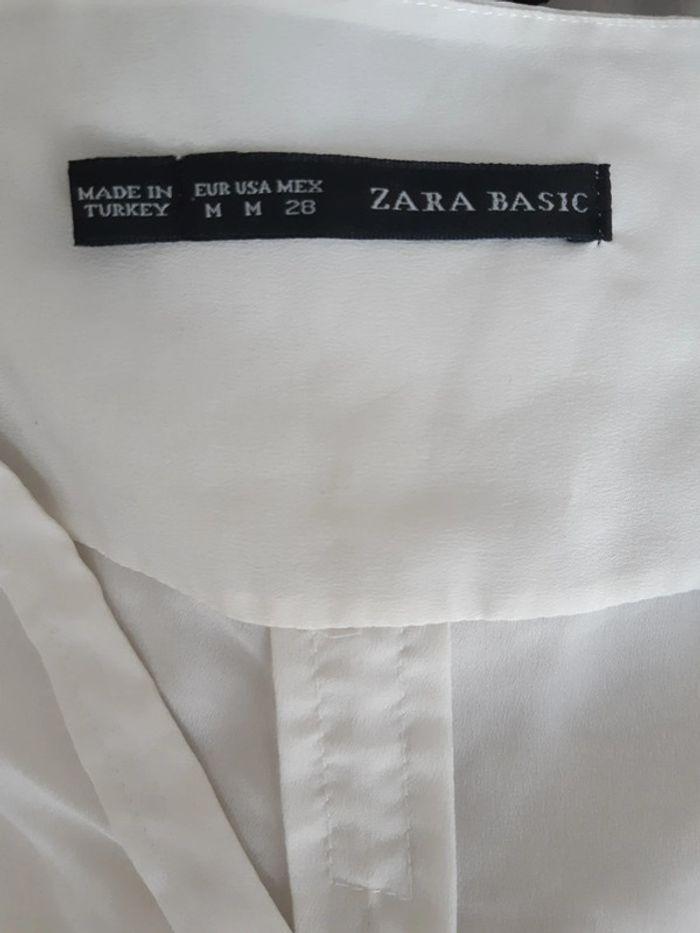 Blouse blanche Zara T38 - photo numéro 7