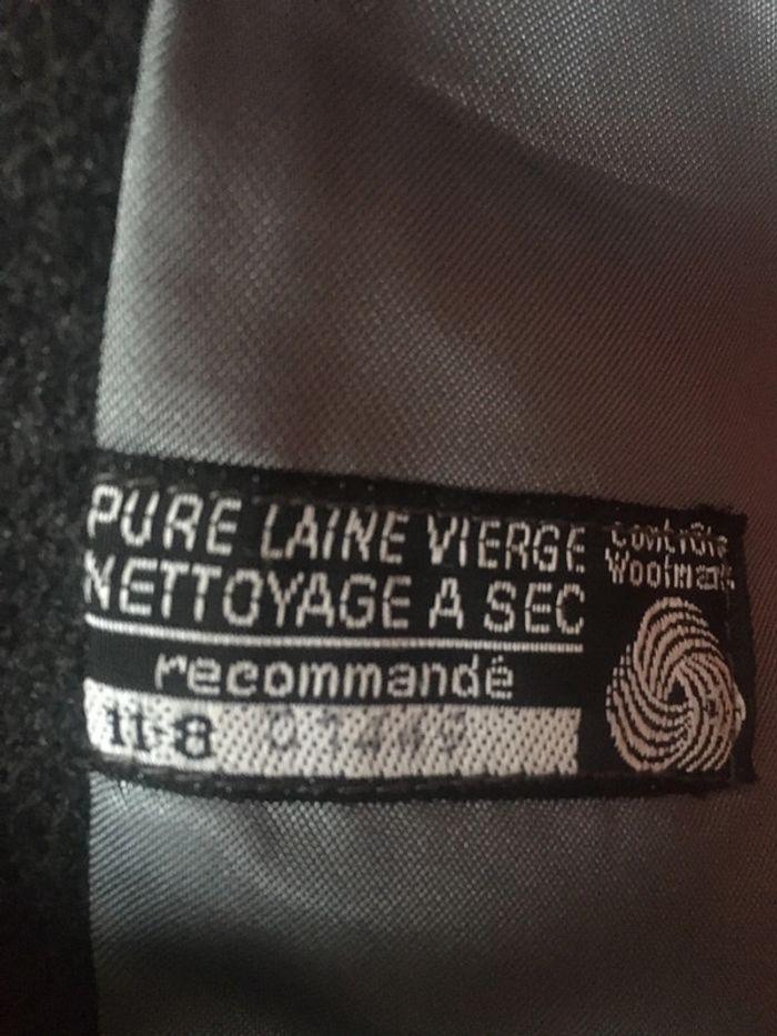 veste manteau en laine grise chaud - photo numéro 5