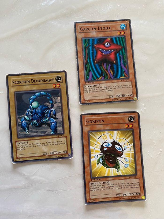 Lot de 3 Cartes Yu-Gi-Oh - photo numéro 1