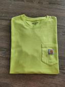 T-shirt Carhartt Vert Taille S Logo Brodé