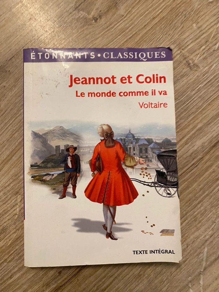 Livre voltaire Jeannot et colain le monde comme il va - photo numéro 1