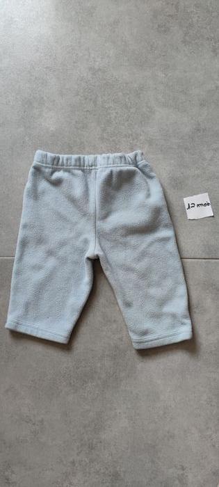 Pantalon molletonné bleu ciel bébé 12 mois - photo numéro 2