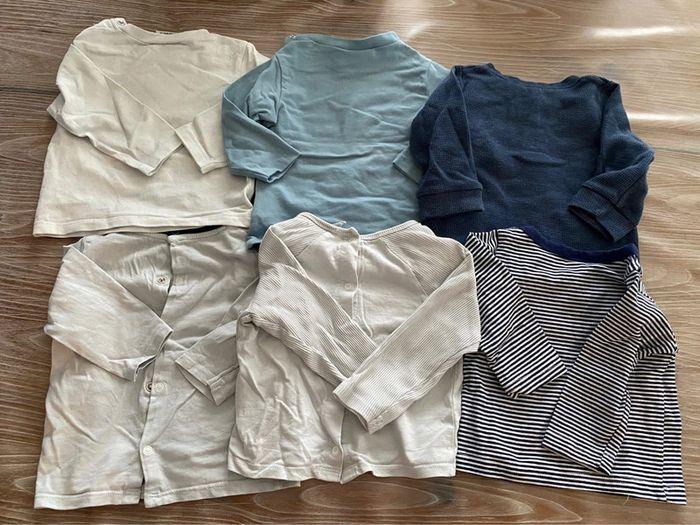 Lot de 6 T-shirts ML 6 mois - photo numéro 2