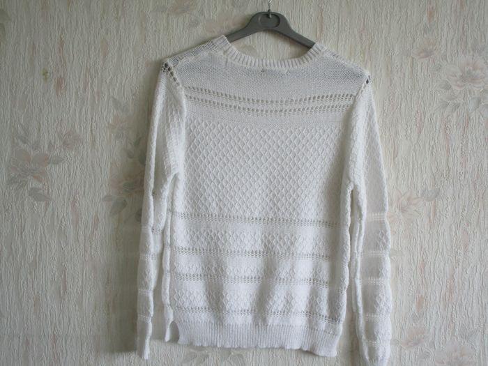 Pull Blanc ras du cou Femme TXL (42) - photo numéro 5