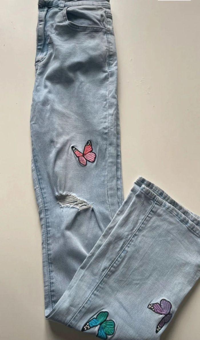 Pantalon jean’s shein papillons 🦋 - photo numéro 3