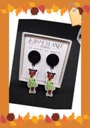 Paire de boucles d'oreilles Tiana Disney