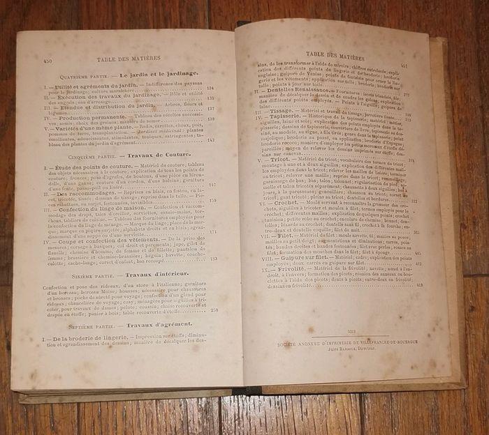 Ancien livre travaux manuels et économie domestique - photo numéro 7