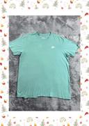 👕 T-shirt Nike logo brodé Turquoise Taille L 👕