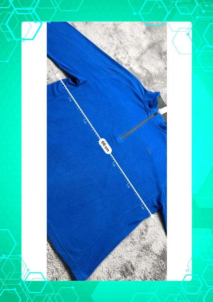 👕 Sweat de sport polaire  running cycliste champion Bleu Taille L 👕 - photo numéro 4