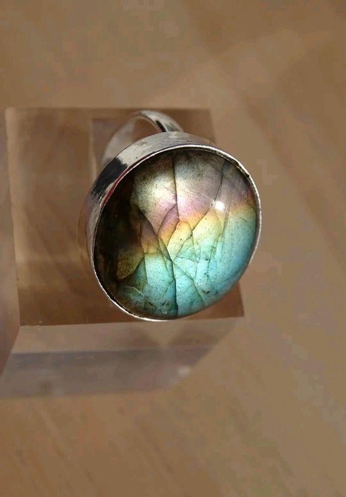 Bague pierre Labradorite - photo numéro 1