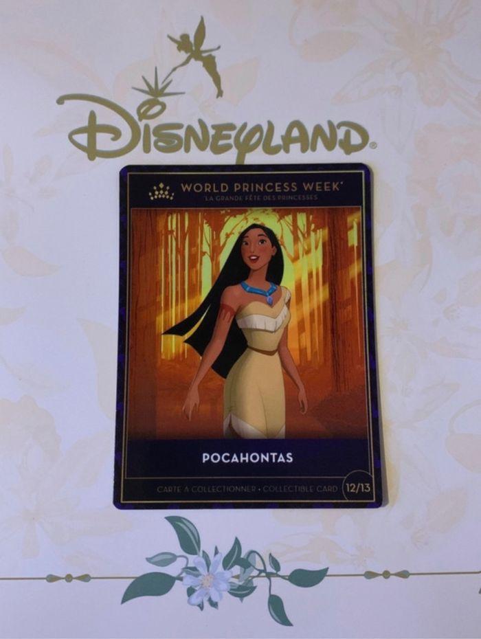 Carte Pocahontas princess week Disney - photo numéro 1