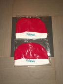 Lot de 2 bonnets t'choupi noel jumeaux