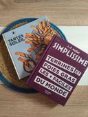 Lot de 2 livres de recettes de cuisine