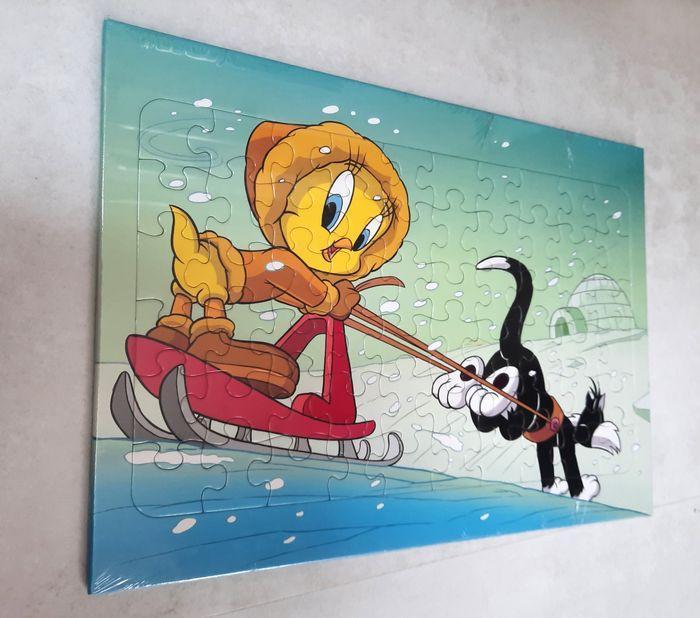 Lot de 2 puzzles junior, Titi et Gros Minet - photo numéro 2