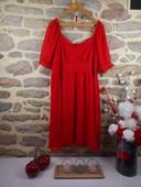 Robe col en cœur rouge Femme taille 54 marque Asos 🍬