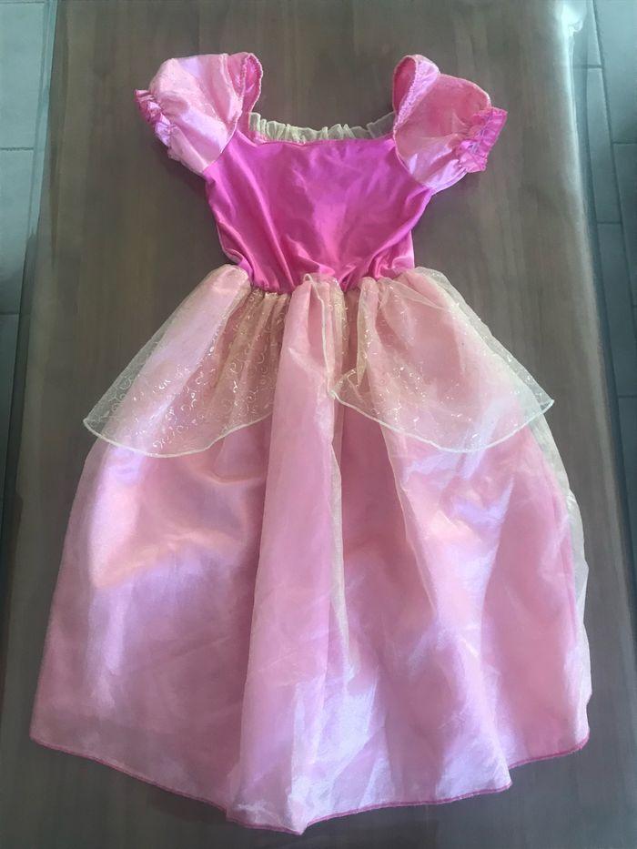 Déguisement robe rose/jaune avec sa cape La Grande Récré 6-8 ans - photo numéro 5