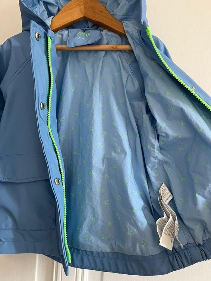 Parka imperméable bleu 2/3 ans Zara - photo numéro 3