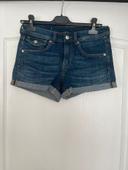 Short en jeans