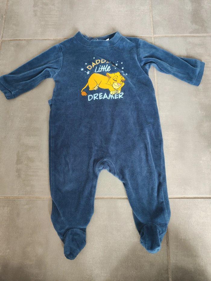 Pyjama velours roi lion 🦁 12 mois - photo numéro 1