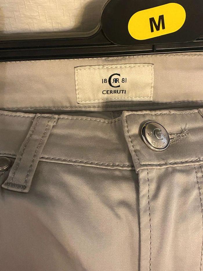 Cerruti 1881 pantalon gris satiné - photo numéro 1