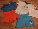 Lot tee-shirts avec shorts