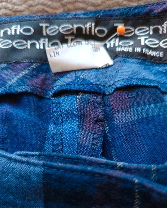 Pantalon Teenflo 100% lin t.36 - photo numéro 8