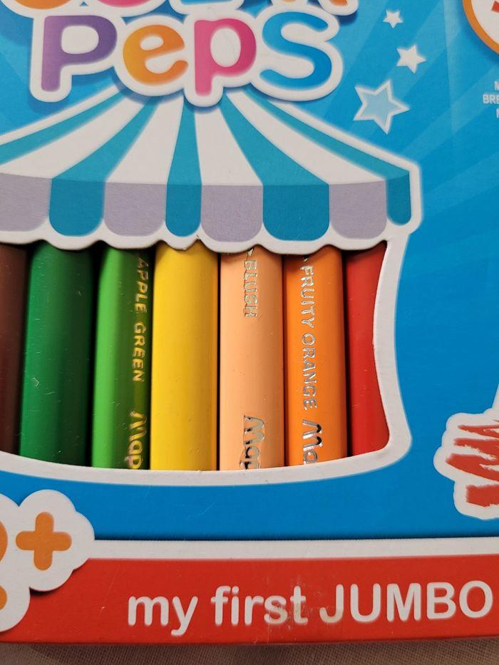 gros crayons de couleur maped (4e) - photo numéro 2