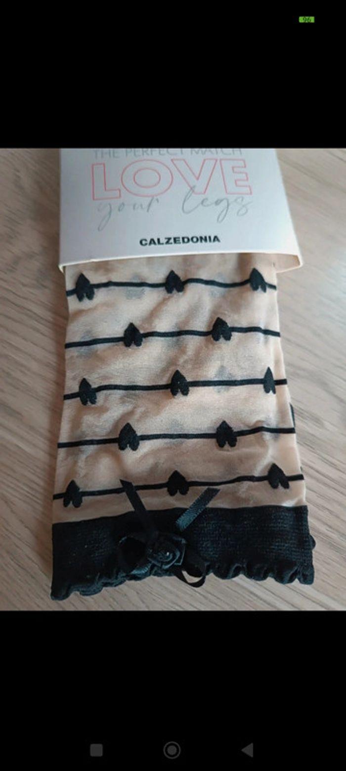 Chaussettes coeur Calzedonia - taille unique - neuves - photo numéro 4