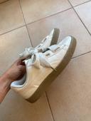 Puma Heart blanche et beige