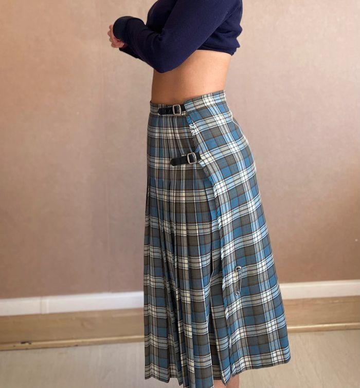 Vintage wool kilt skirt made in Scotland - photo numéro 4