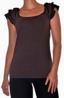 tshirt ajusté marron taille S