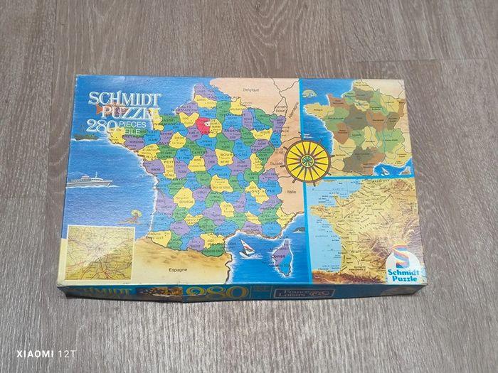 Puzzle Schmidt 280 pièce carte de France - photo numéro 1