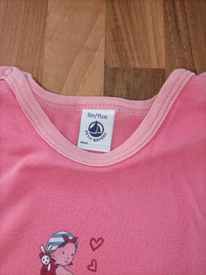 Maillot de corps rose petit bateau 3 ans - photo numéro 4