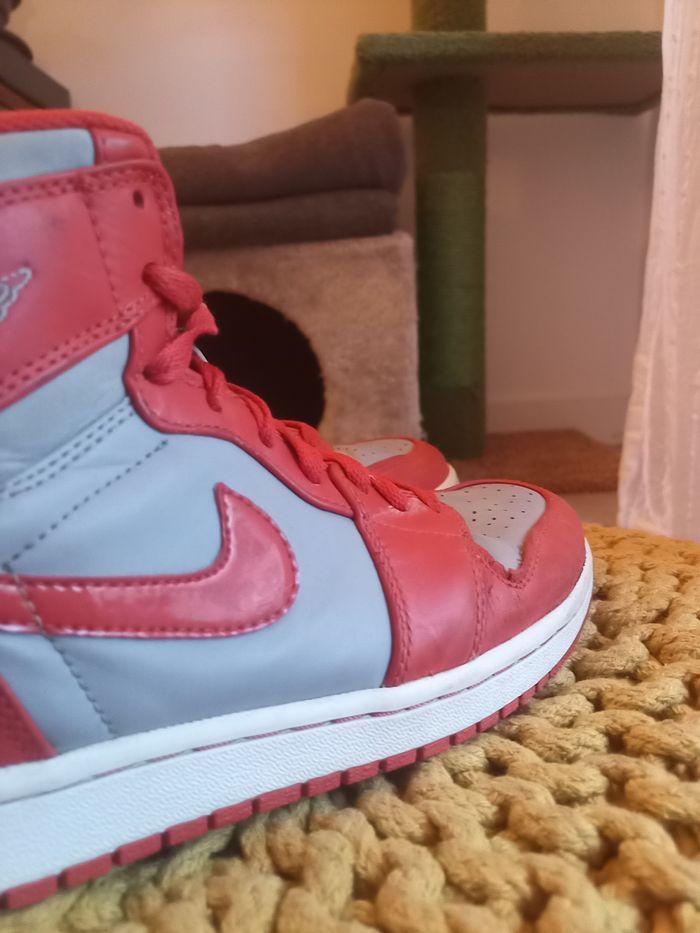 Nike Air Jordan 1 Mid Cherrywood red - photo numéro 5