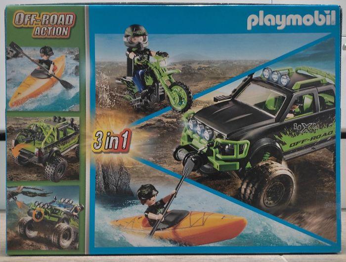 Playmobil 70460 véhicule tout terrain + moto NEUF - photo numéro 2