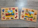 Lot deux puzzles en bois