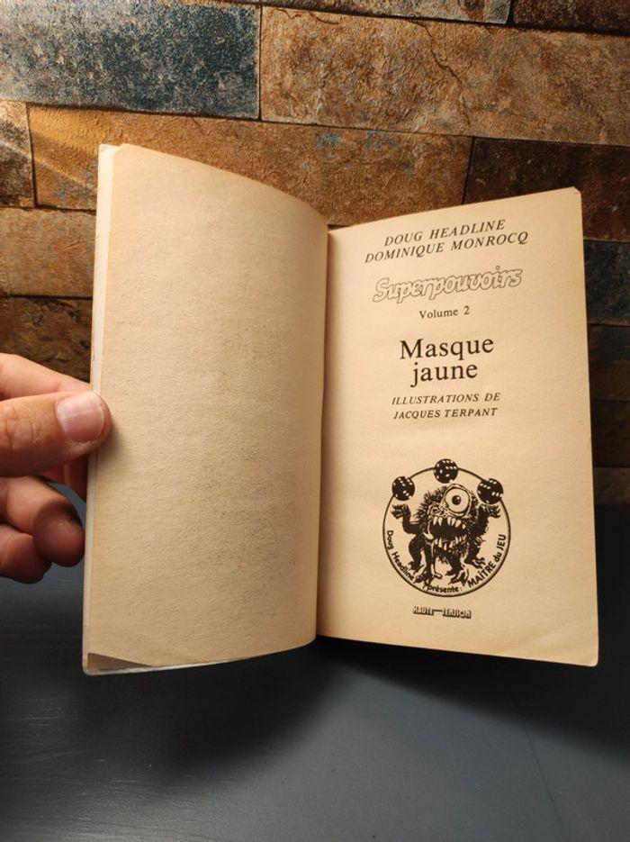 Livre Maître du jeu Masque Jaune - photo numéro 4