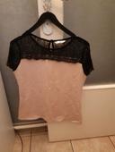 T-shirt dentelle