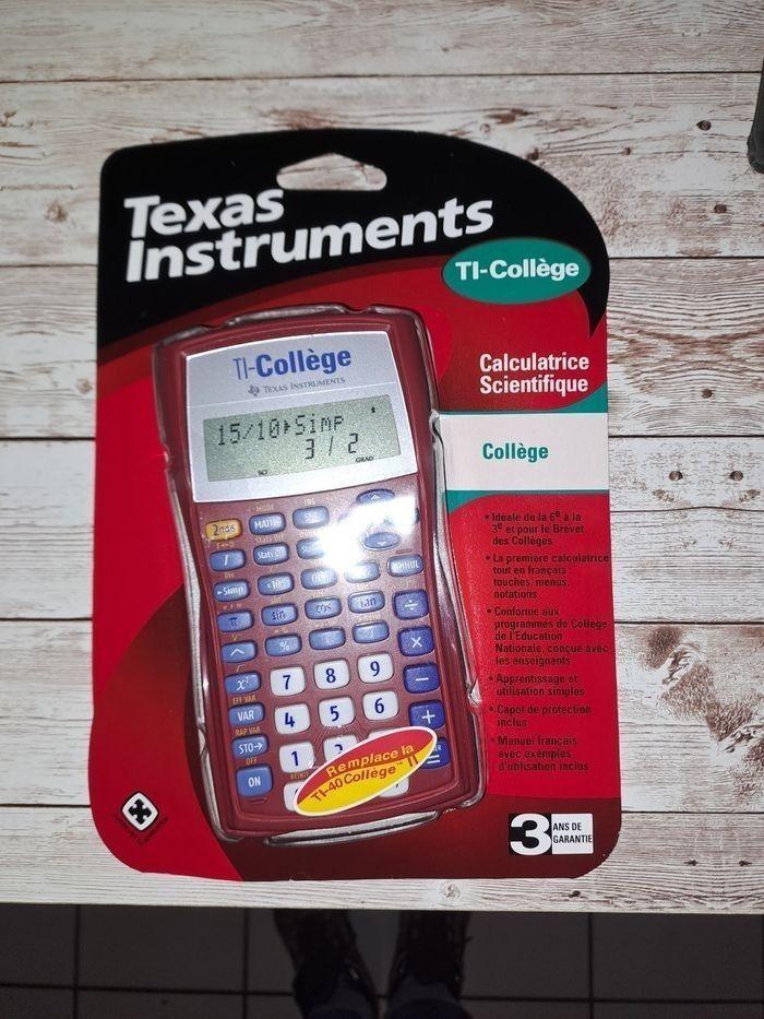 Calculatrice Texas instruments  TI collège - photo numéro 2