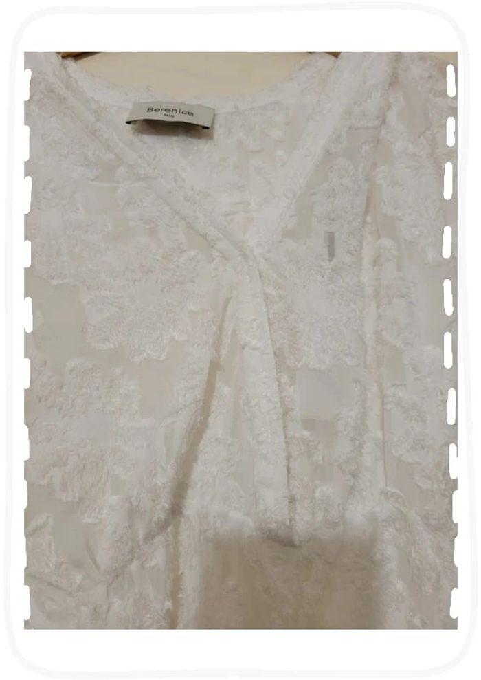 robe berenice blanche taille 38 - photo numéro 5