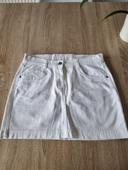 Jupe en jean blanc taille 42 Zeeman