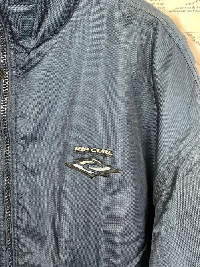 Veste Harrington ripcurl vintage brodé y2k bleu - photo numéro 6