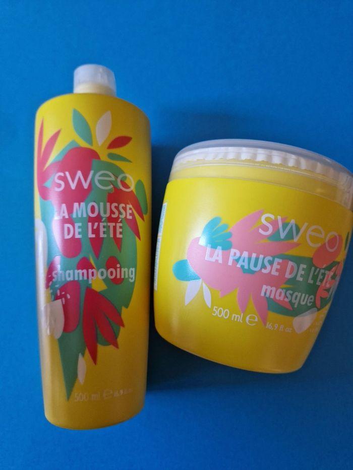 Shampooing et masque capillaire sweo été