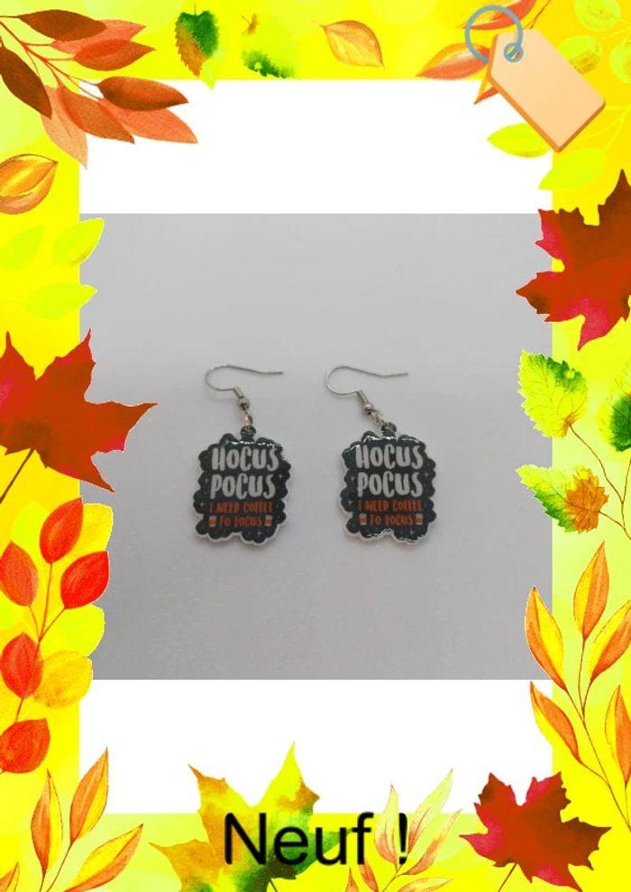 Paire de boucles d oreilles Halloween Hocus Pocus - photo numéro 2