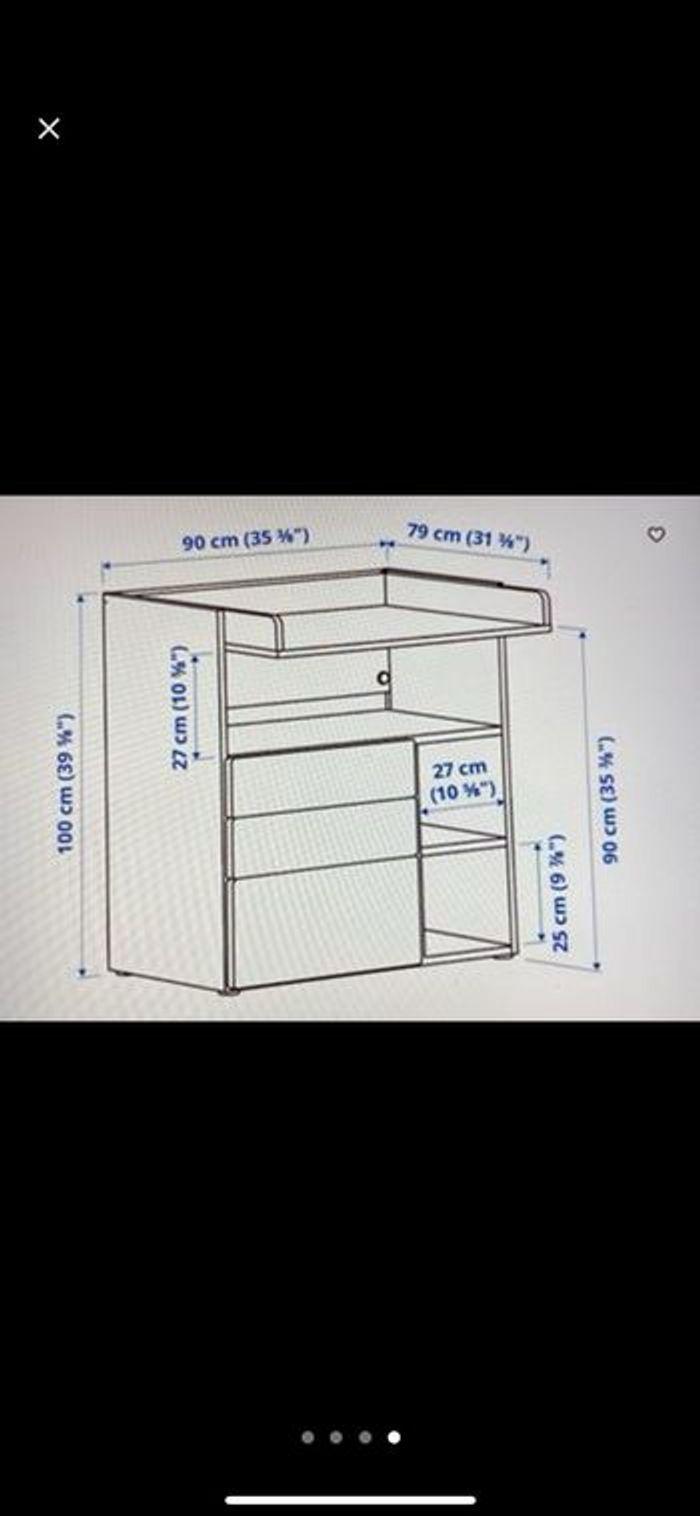 Table à langer évolutive Smastad IKEA - photo numéro 4