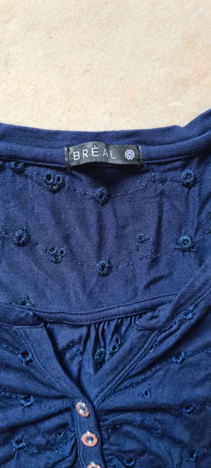 Haut bréal taille 1 bleu - photo numéro 2