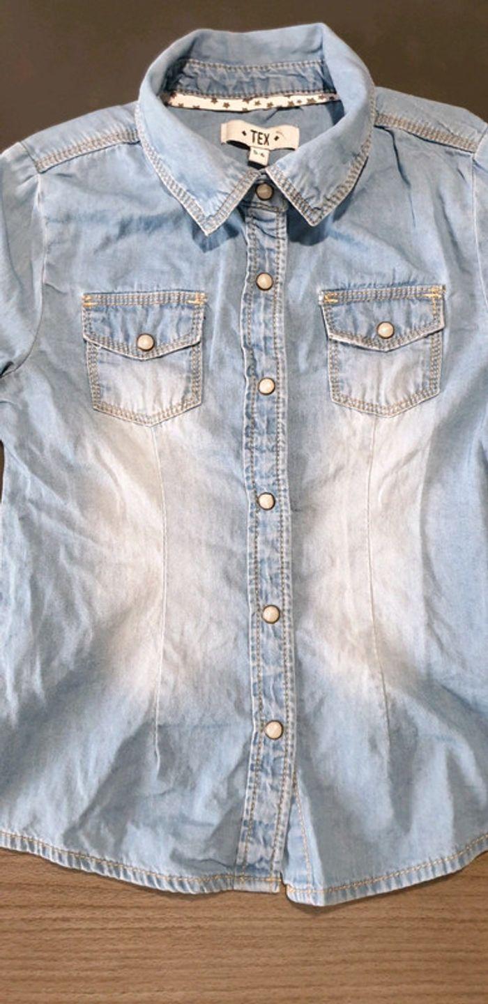 Chemise en jeans 5/6ans - photo numéro 2